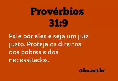 Provérbios 31:9 NTLH