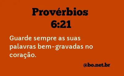 Provérbios 6:21 NTLH