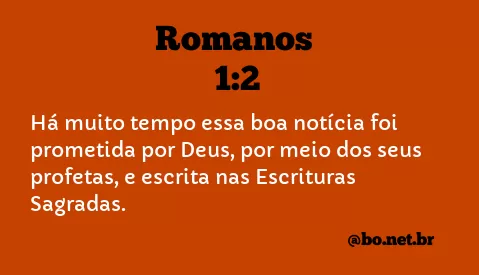 Romanos 1:2 NTLH