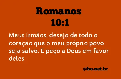 Romanos 10:1 NTLH