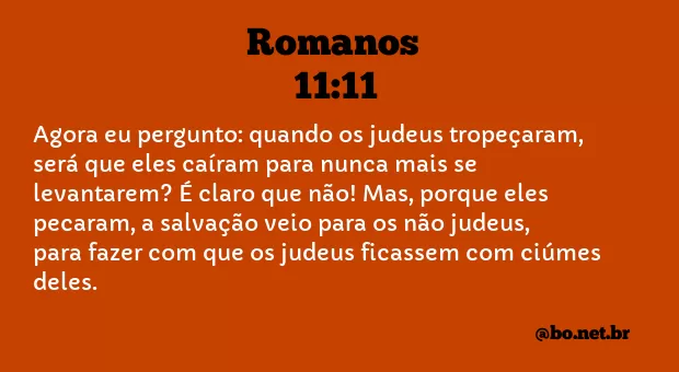Romanos 11:11 NTLH