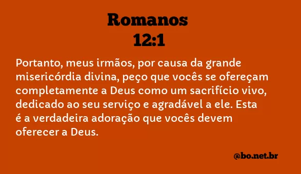 Romanos 12:1 NTLH
