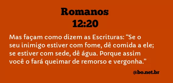Romanos 12:20 NTLH