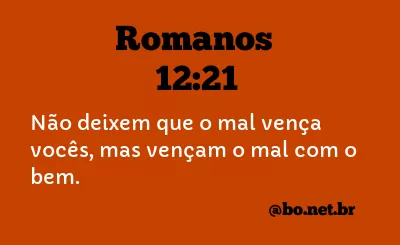 Romanos 12:21 NTLH