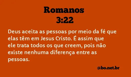 Romanos 3:22 NTLH