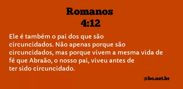 Romanos 4:12 NTLH