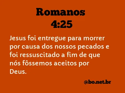 Romanos 4:25 NTLH