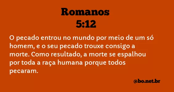 Romanos 5:12 NTLH