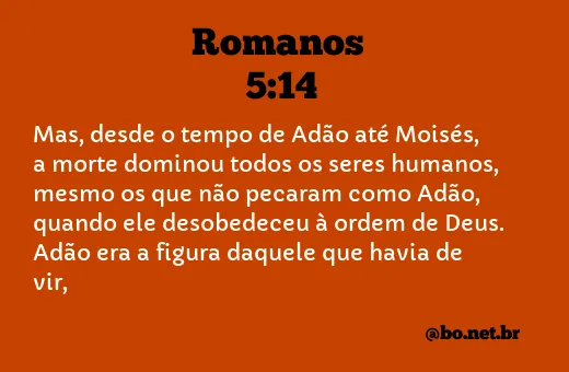 Romanos 5:14 NTLH