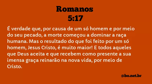 Romanos 5:17 NTLH