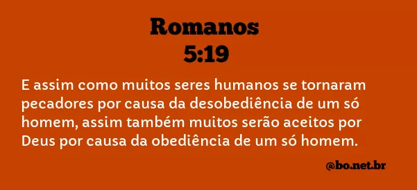 Romanos 5:19 NTLH