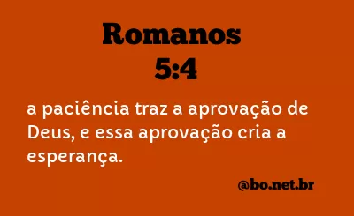 Romanos 5:4 NTLH