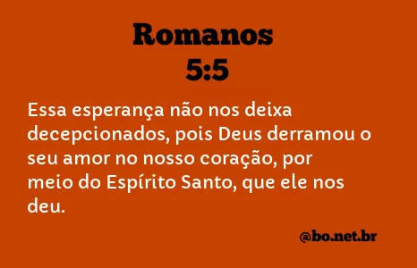 Romanos 5:5 NTLH