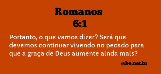 Romanos 6:1 NTLH