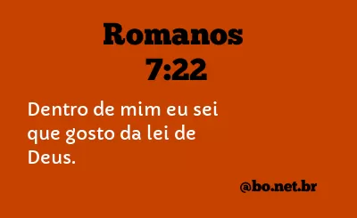 Romanos 7:22 NTLH