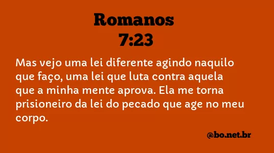 Romanos 7:23 NTLH