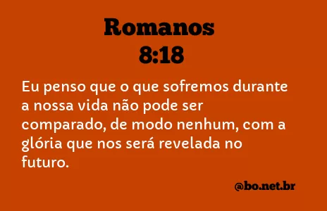 Romanos 8:18 NTLH