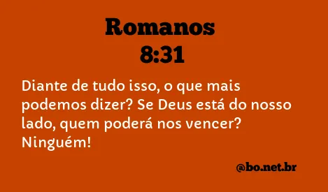 Romanos 8:31 NTLH