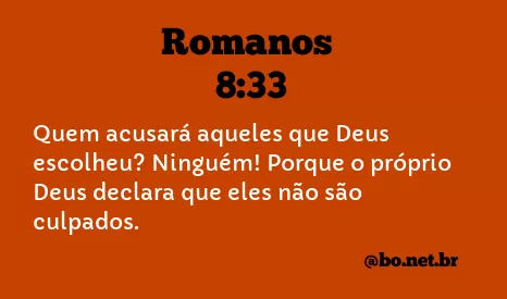Romanos 8:33 NTLH