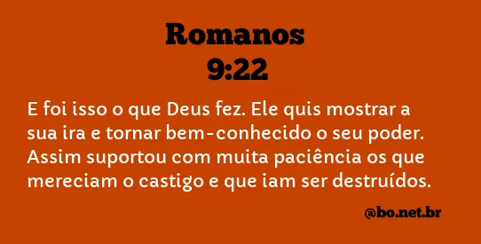 Romanos 9:22 NTLH