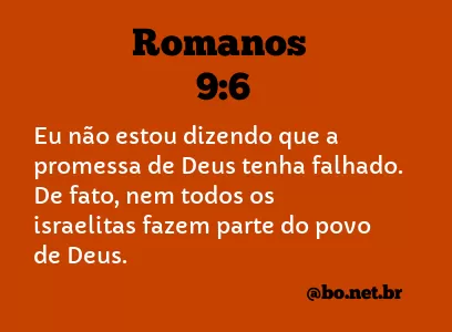 Romanos 9:6 NTLH