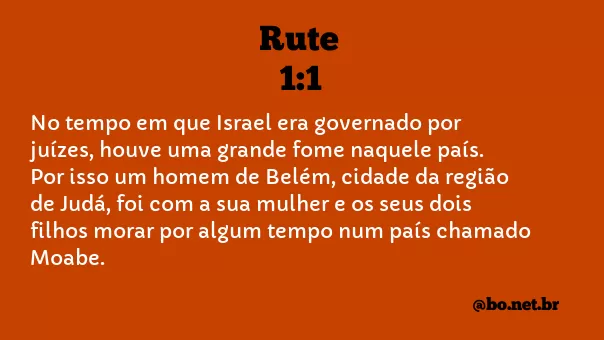 Rute 1:1 NTLH