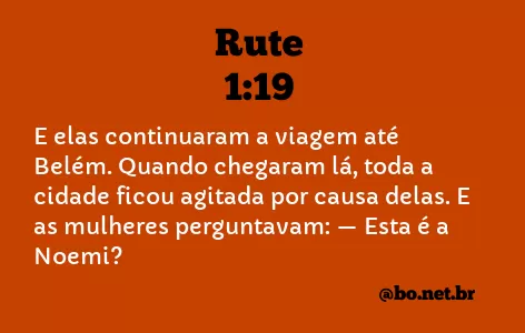 Rute 1:19 NTLH
