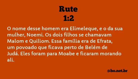Rute 1:2 NTLH