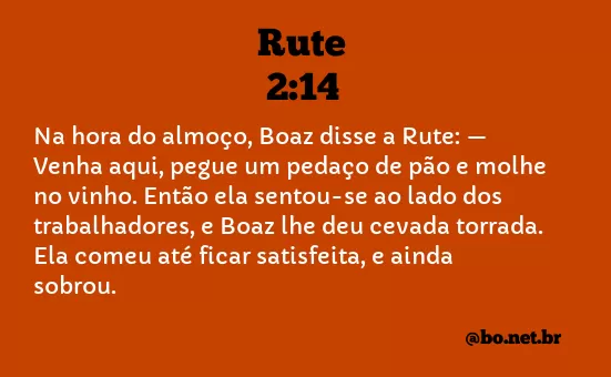 Rute 2:14 NTLH