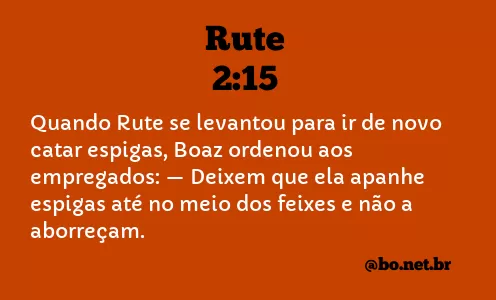 Rute 2:15 NTLH