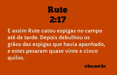 Rute 2:17 NTLH