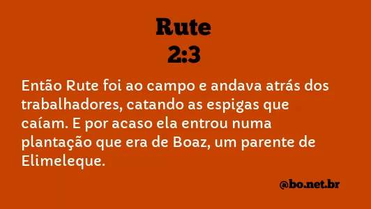 Rute 2:3 NTLH