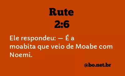 Rute 2:6 NTLH
