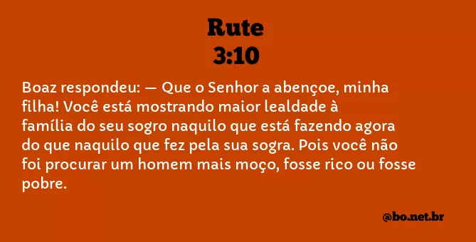 Rute 3:10 NTLH