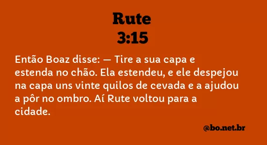 Rute 3:15 NTLH