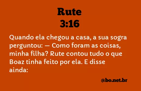 Rute 3:16 NTLH