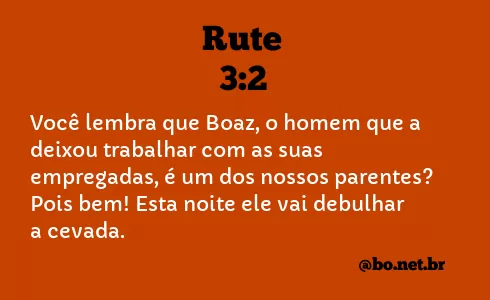 Rute 3:2 NTLH