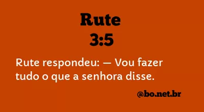 Rute 3:5 NTLH