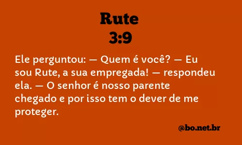 Rute 3:9 NTLH