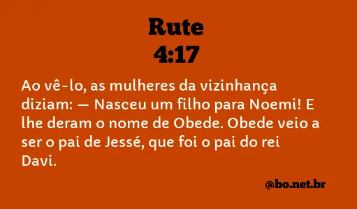 Rute 4:17 NTLH