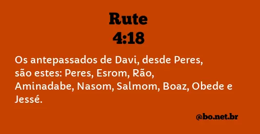 Rute 4:18 NTLH