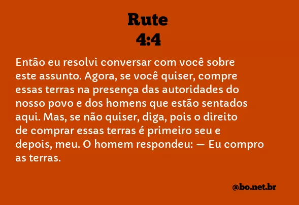 Rute 4:4 NTLH