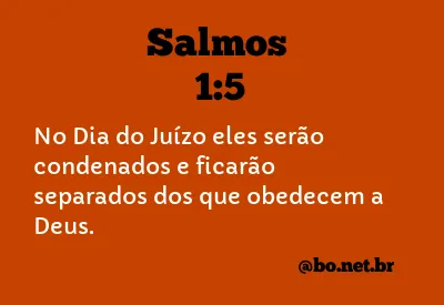 Salmos 1:5 NTLH