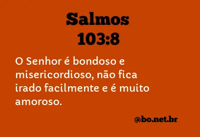 Salmos 103:8 NTLH