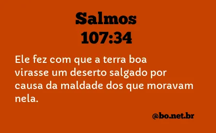 Salmos 107:34 NTLH