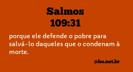 Salmos 109:31 NTLH