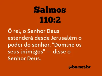 Salmos 110:2 NTLH