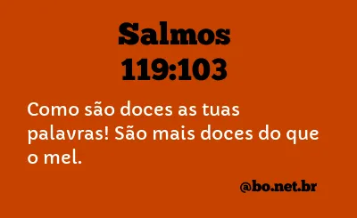 Salmos 119:103 NTLH