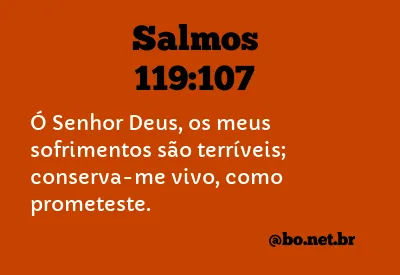 Salmos 119:107 NTLH