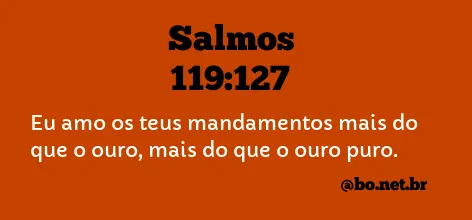 Salmos 119:127 NTLH